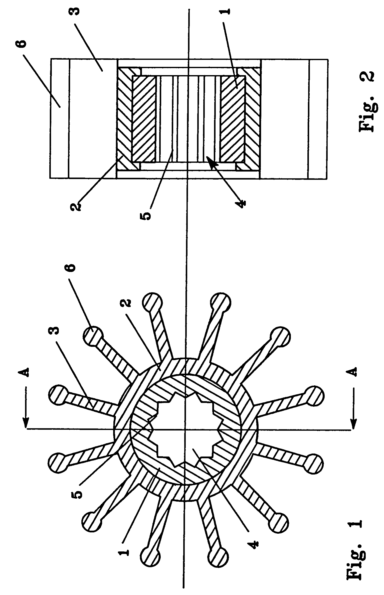 Rotor for cooling pumps, in particular for marine engines and relevant manufacturing process