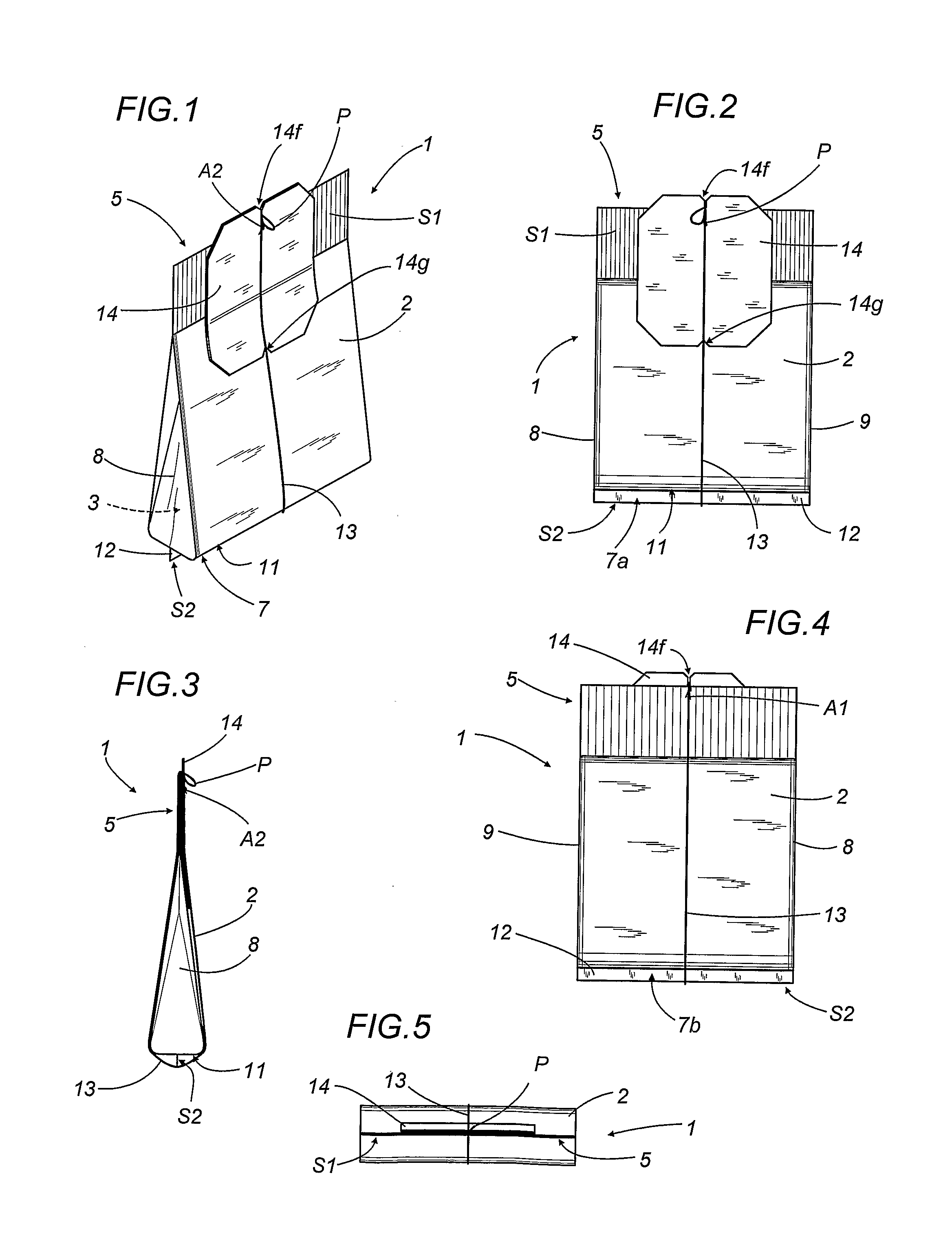 Single-lobe filter bag for infusion products