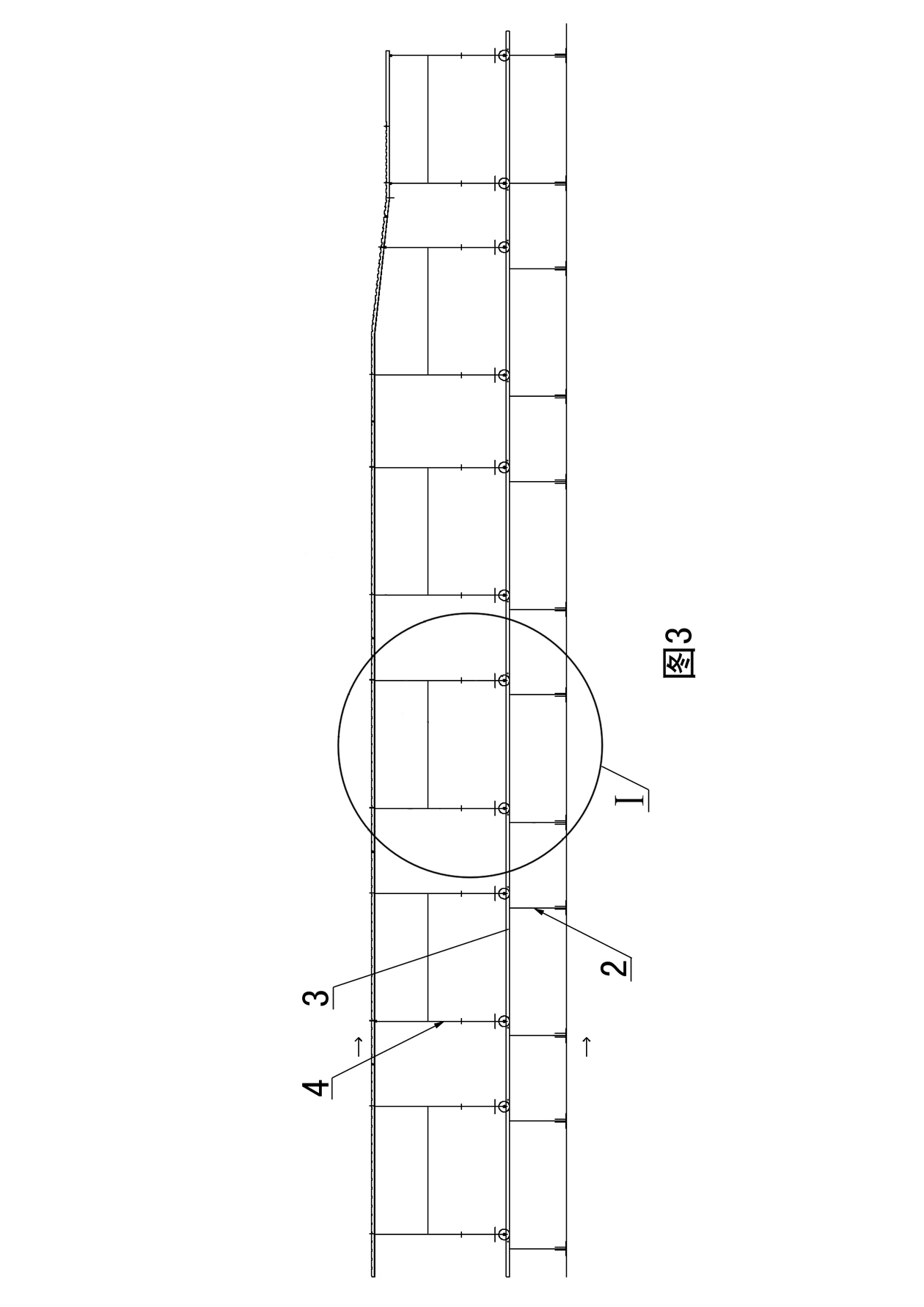 Integrated binding and locating device of single-box double-chamber full span box girder reinforcing steel bar