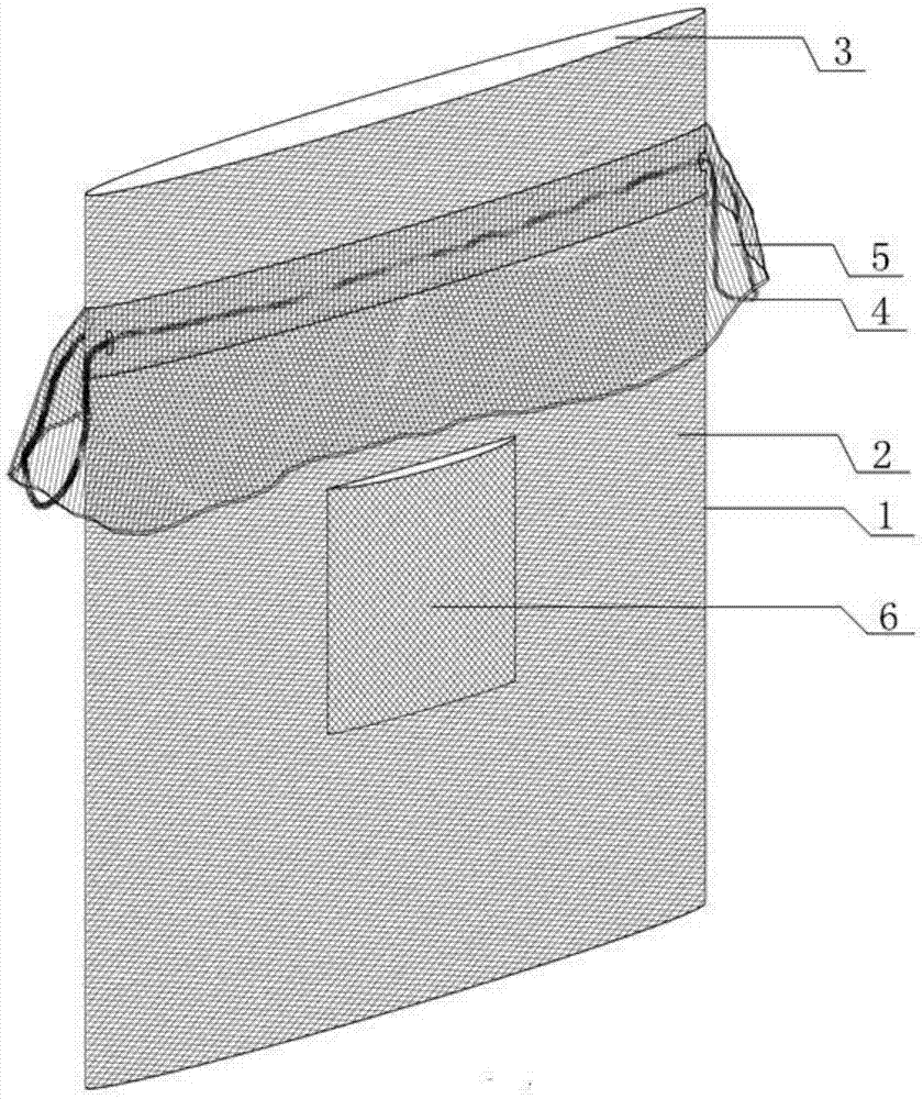 Pollination preventing and capsule protecting mesh bag for cassava artificial hybridization