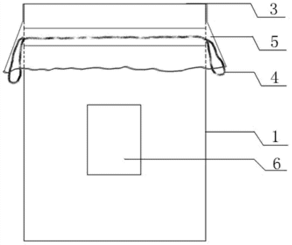 Pollination preventing and capsule protecting mesh bag for cassava artificial hybridization