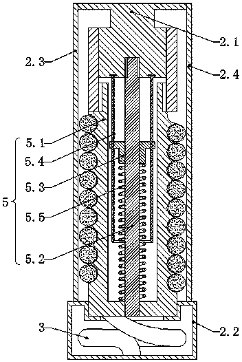 Charging pile with take-up structure