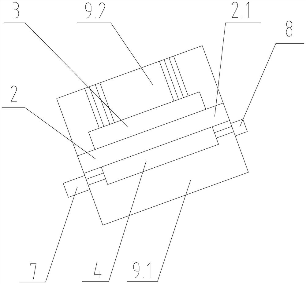 Real wood ornament injection molding and polyurethane adding one-step molding pouring mold