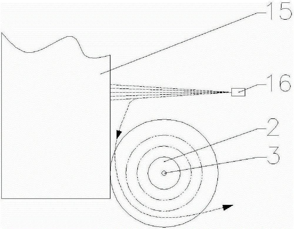 Anti-deformation foot roll combination device for sector section of large square blank and application method of anti-deformation foot roll combination device