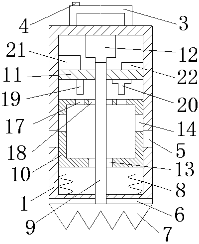 Soil detection sampling device