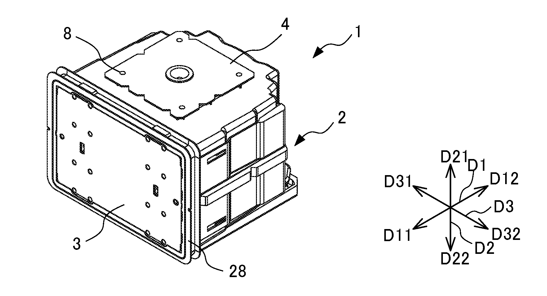 Substrate storage container