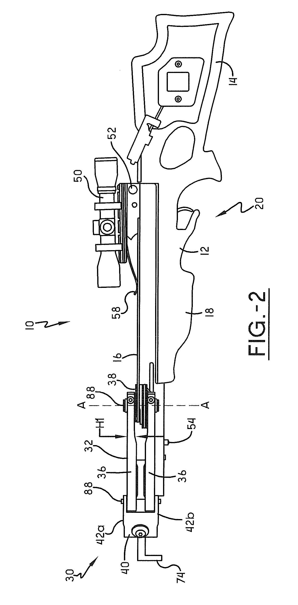 Narrow Crossbow With Large Power Stroke