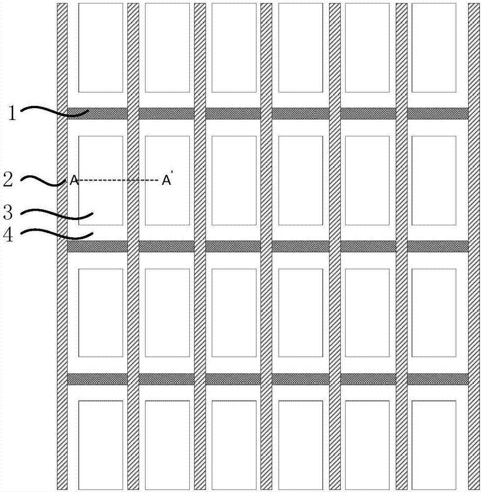 Array base board, display panel and display device