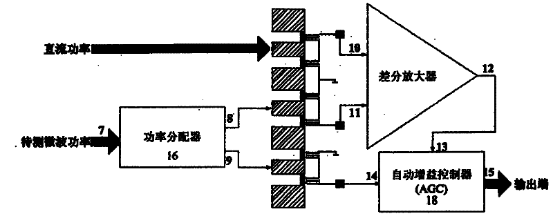 Micro-electromechanical microwave loss compensating microwave power detector