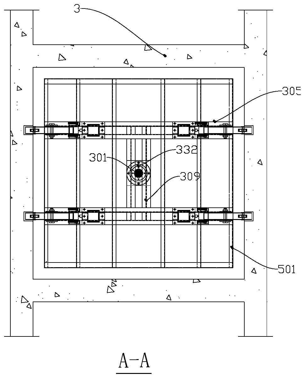 Automatic jacking cylinder frame formwork system for concrete structure construction and method thereof