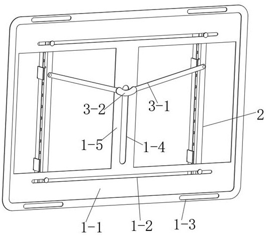 Television support convenient to disassemble