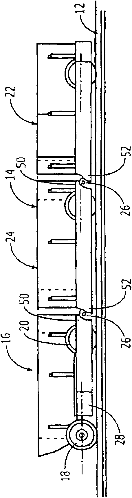 Method of controlling a rail transport system for conveying bulk materials