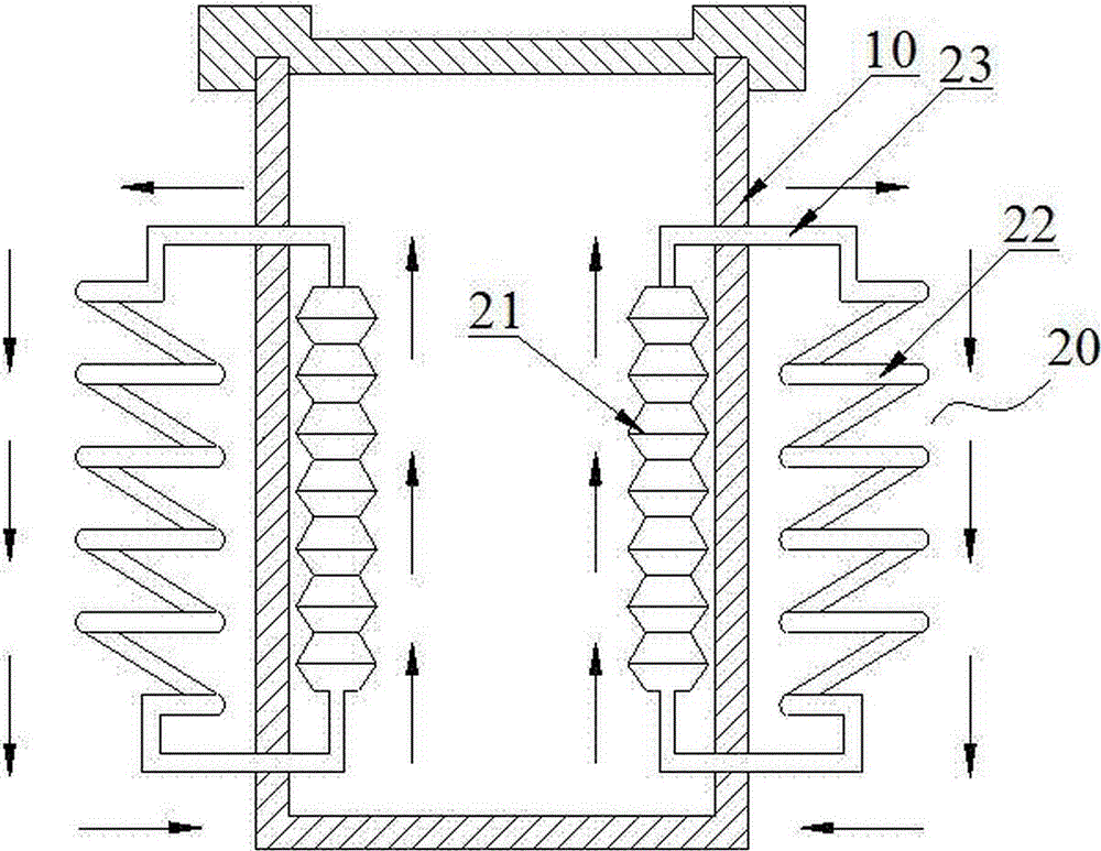 On/off heat-relay-type control switch circuit