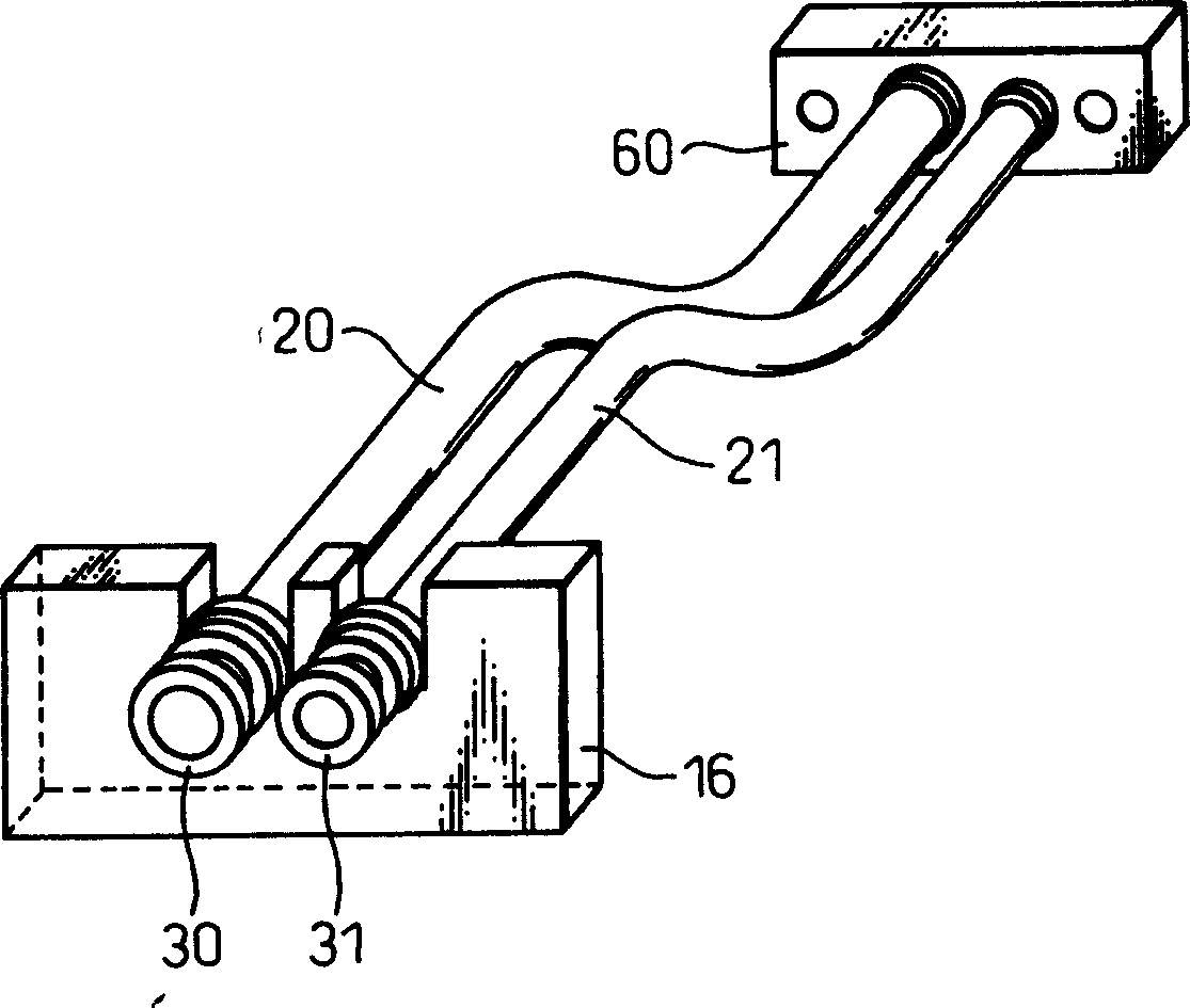 Method for manufacturing pipeline system with connecting part