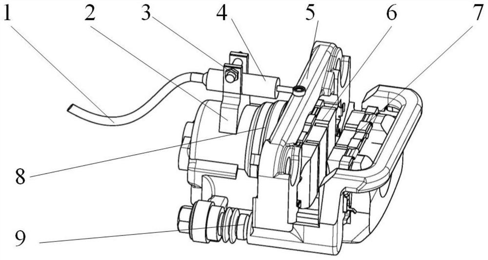 A friction lining wear monitoring system and method for a floating brake vehicle