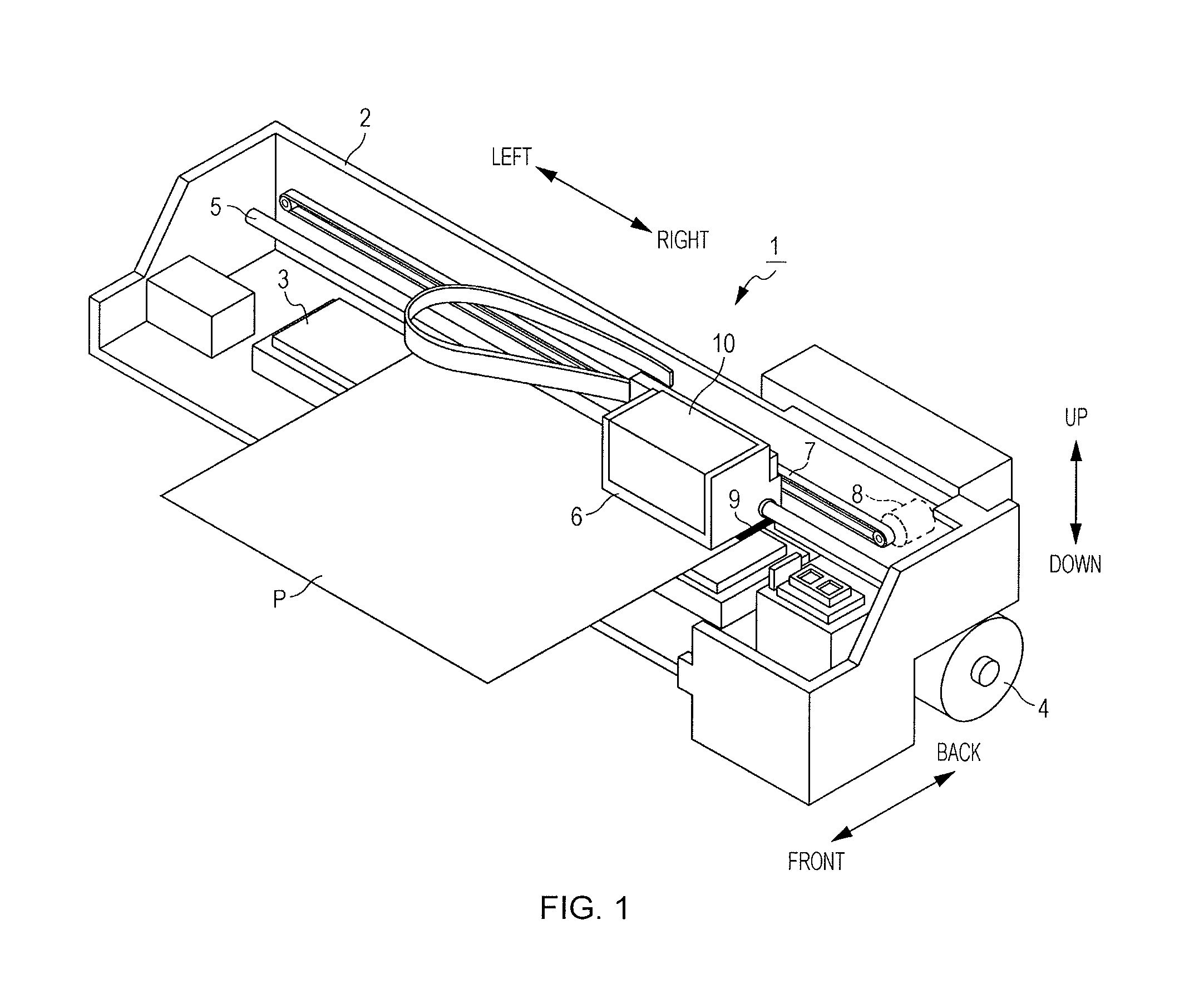 Ink jet recording method and record