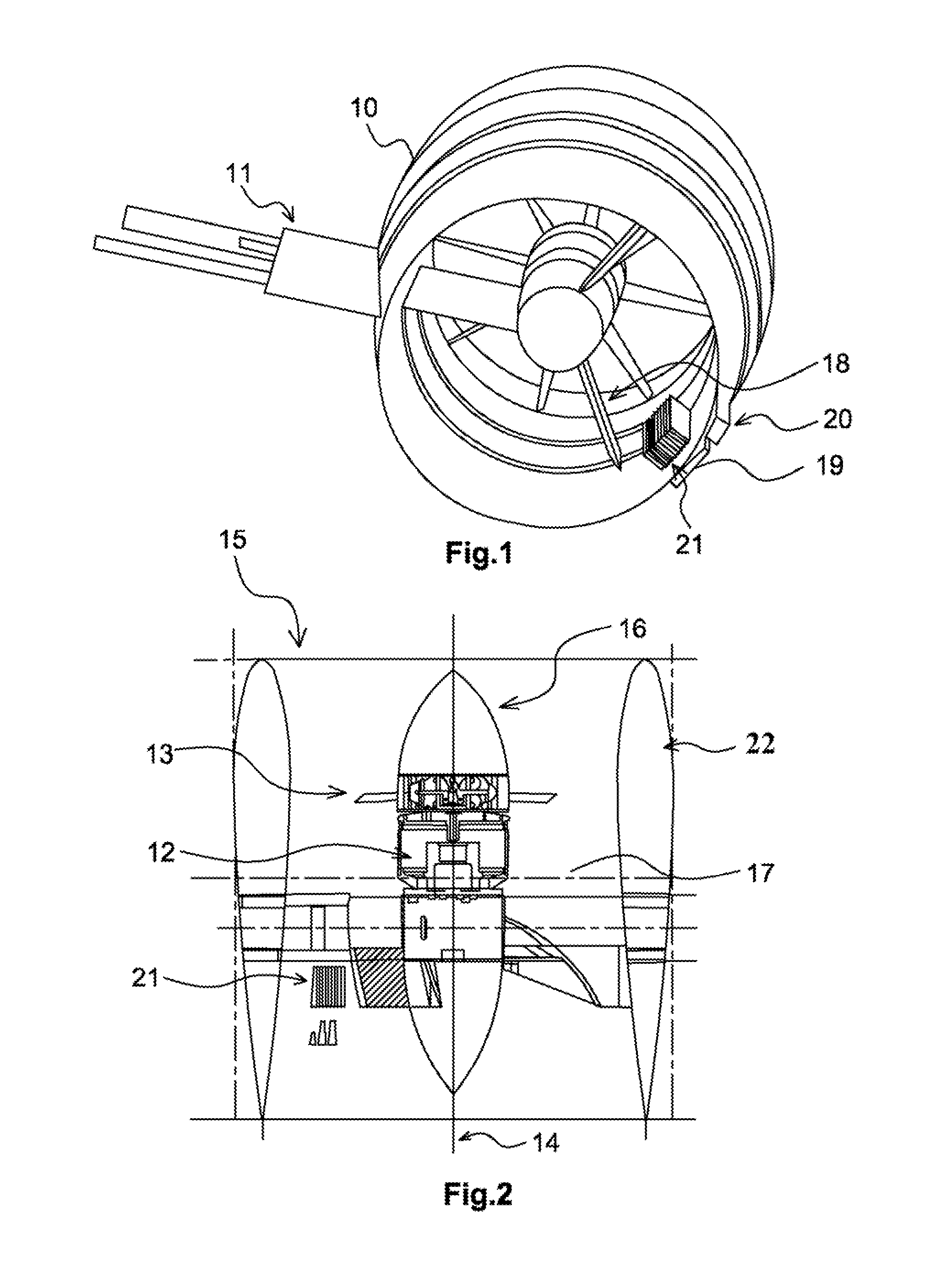 Electric propulsion assembly for an aircraft