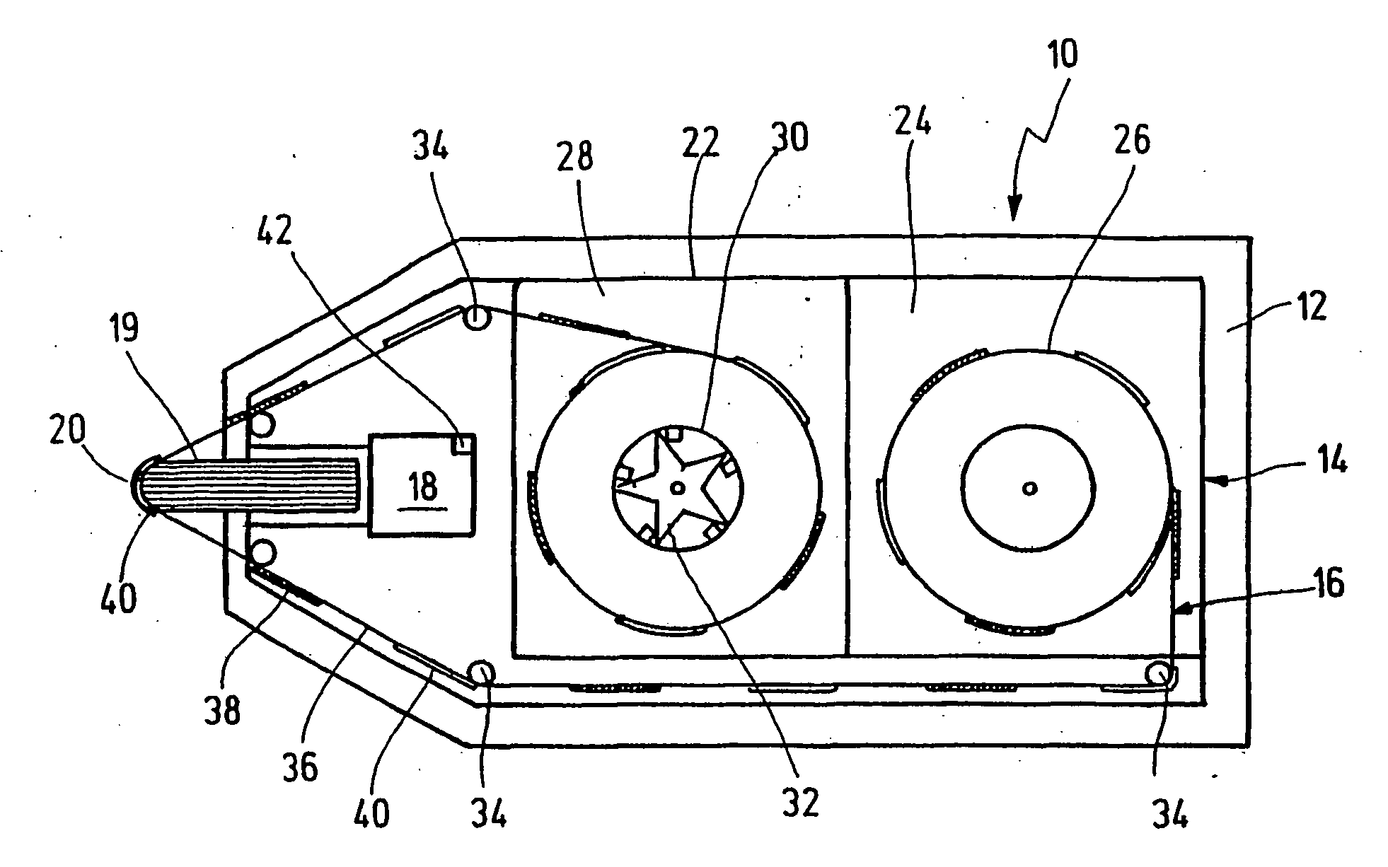 Test device for analyzing body fluids