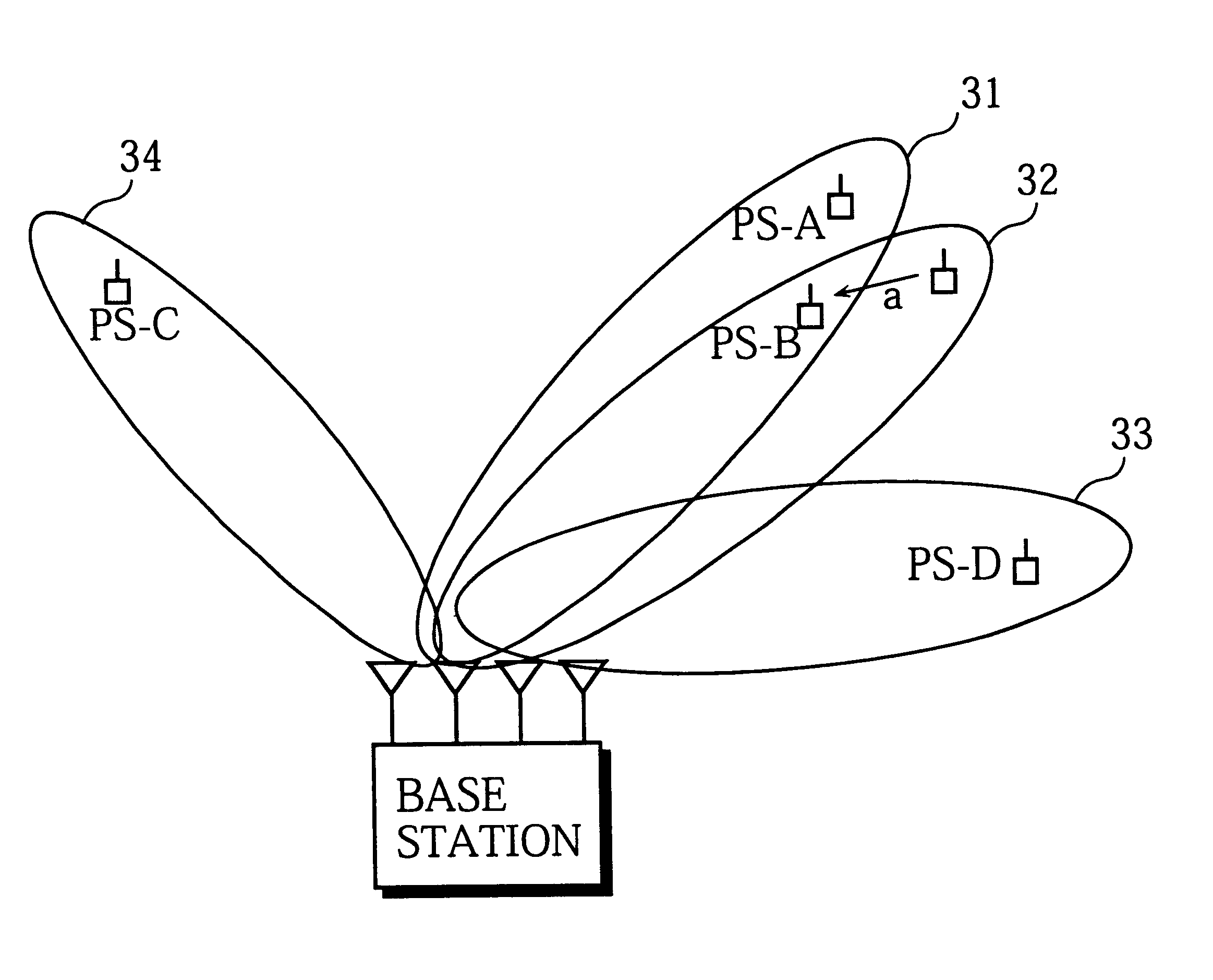 Wireless base station that staggers the transmission of symbols to spatially multiplexed mobile stations by a predetermined time that is shorter than the symbol period