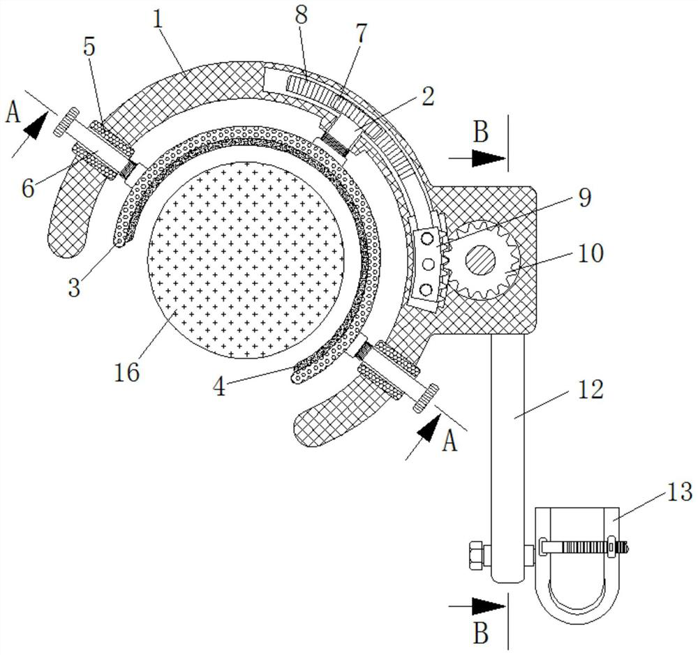 A labor-saving and high-safety electric pole climbing device for electric power maintenance