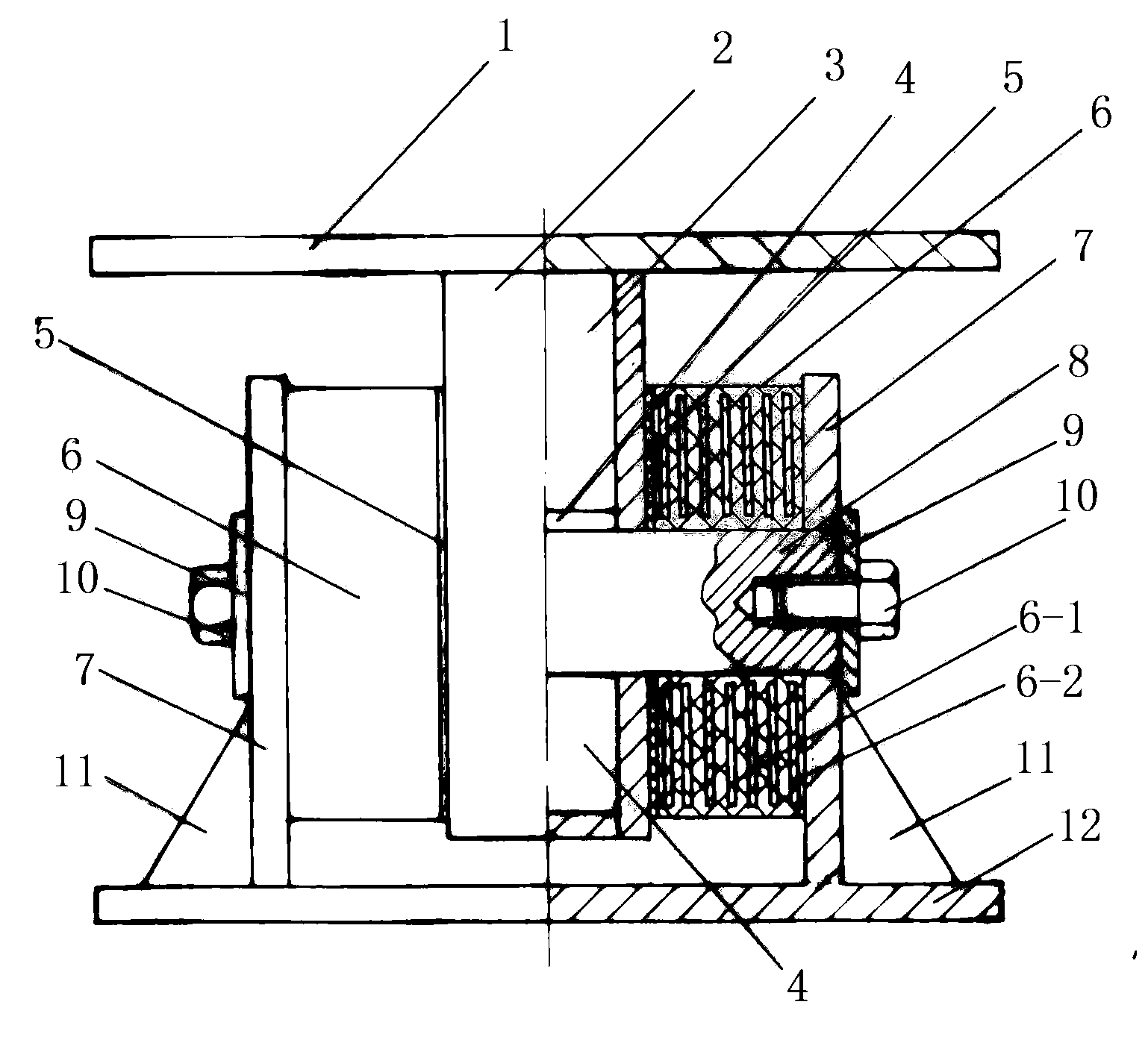 Damping type hinge pin support