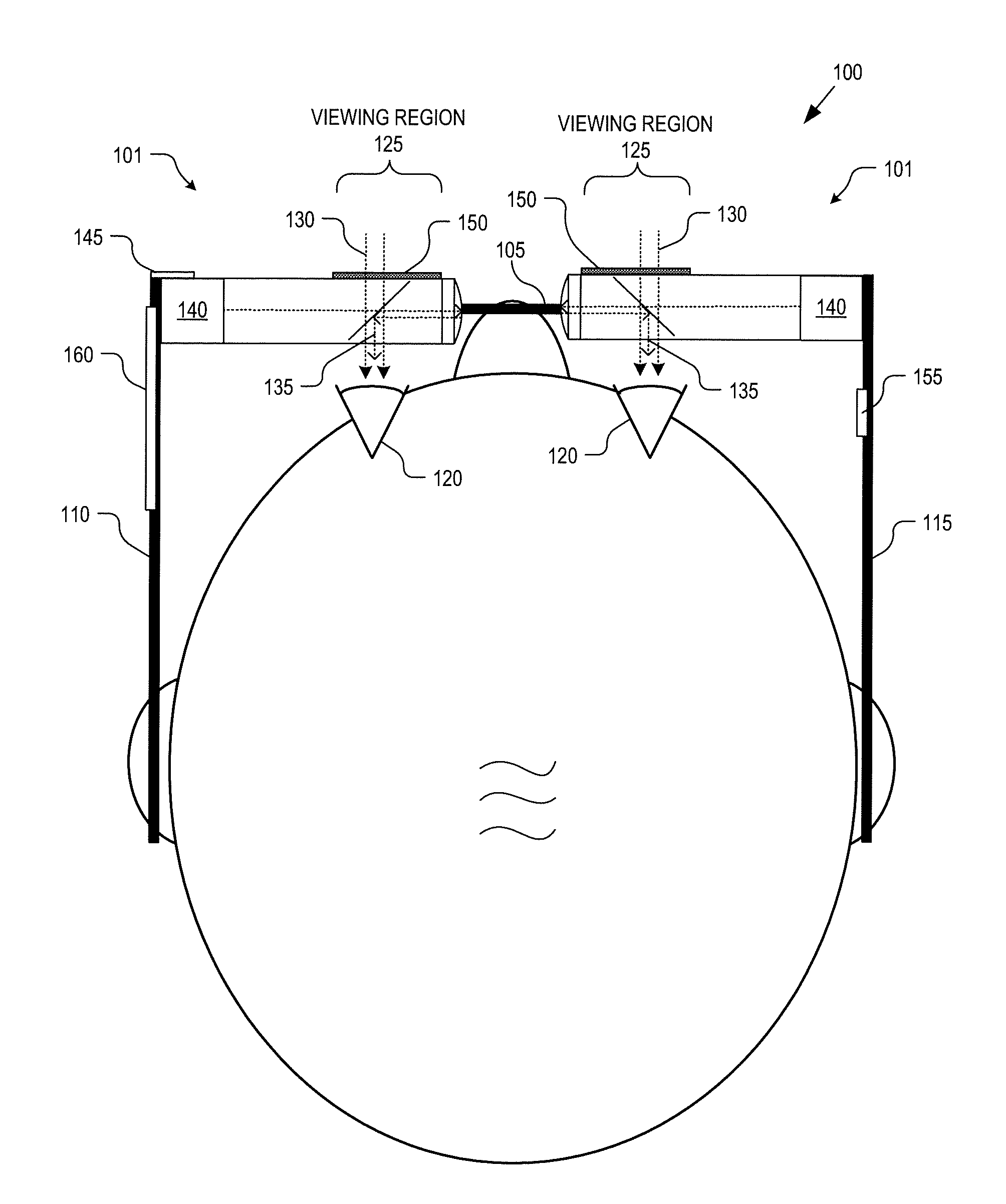 Adaptive brightness control of head mounted display