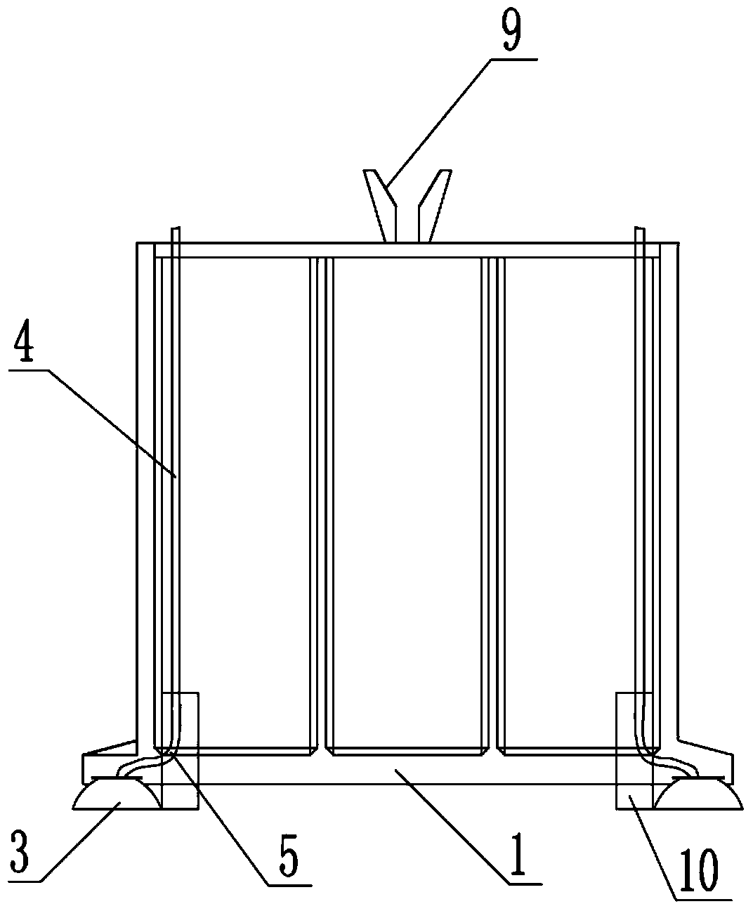 Island constructing caisson without leveling of foundation bed and construction method