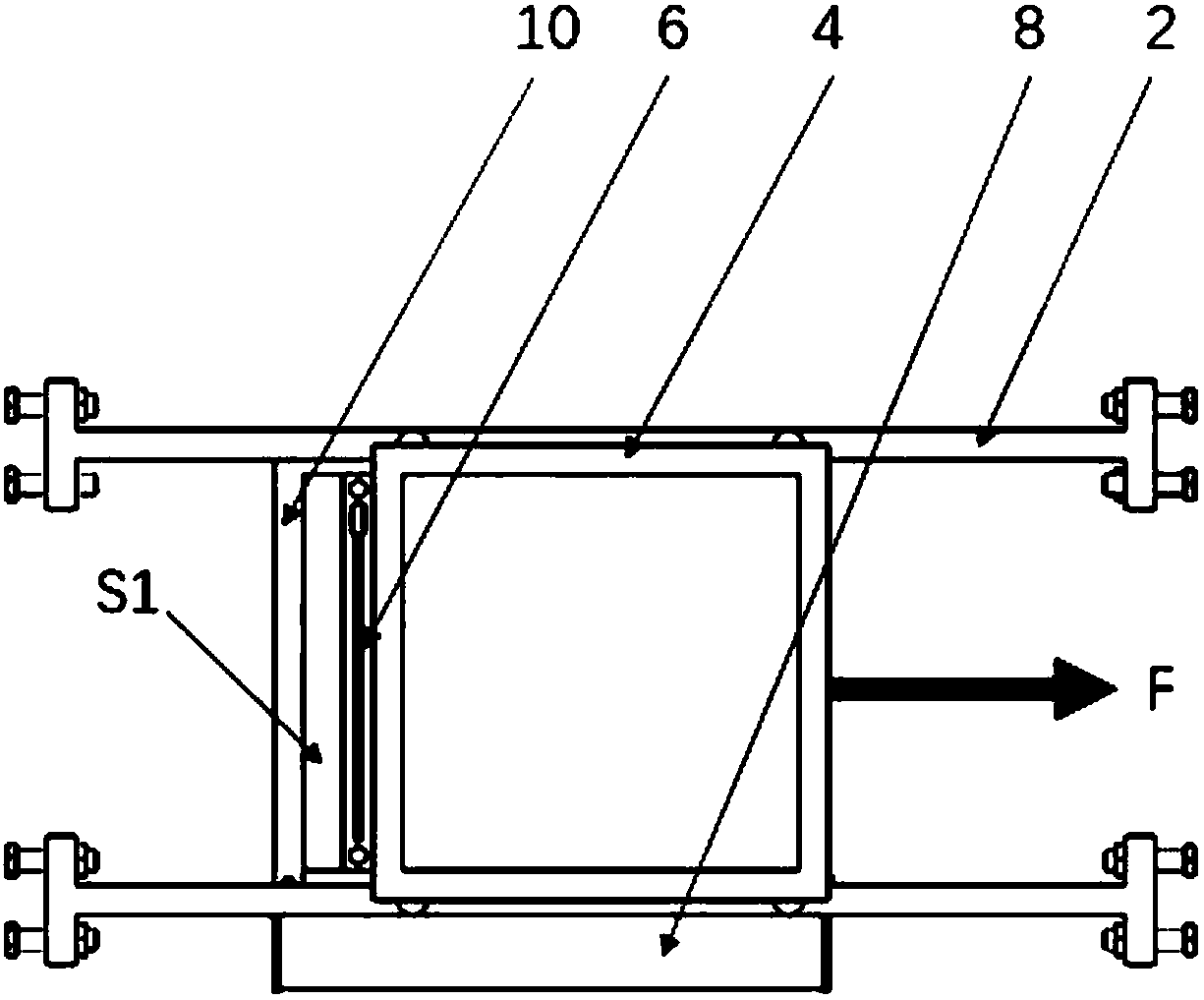 Broken stone railway ballast direct-shear testing apparatus