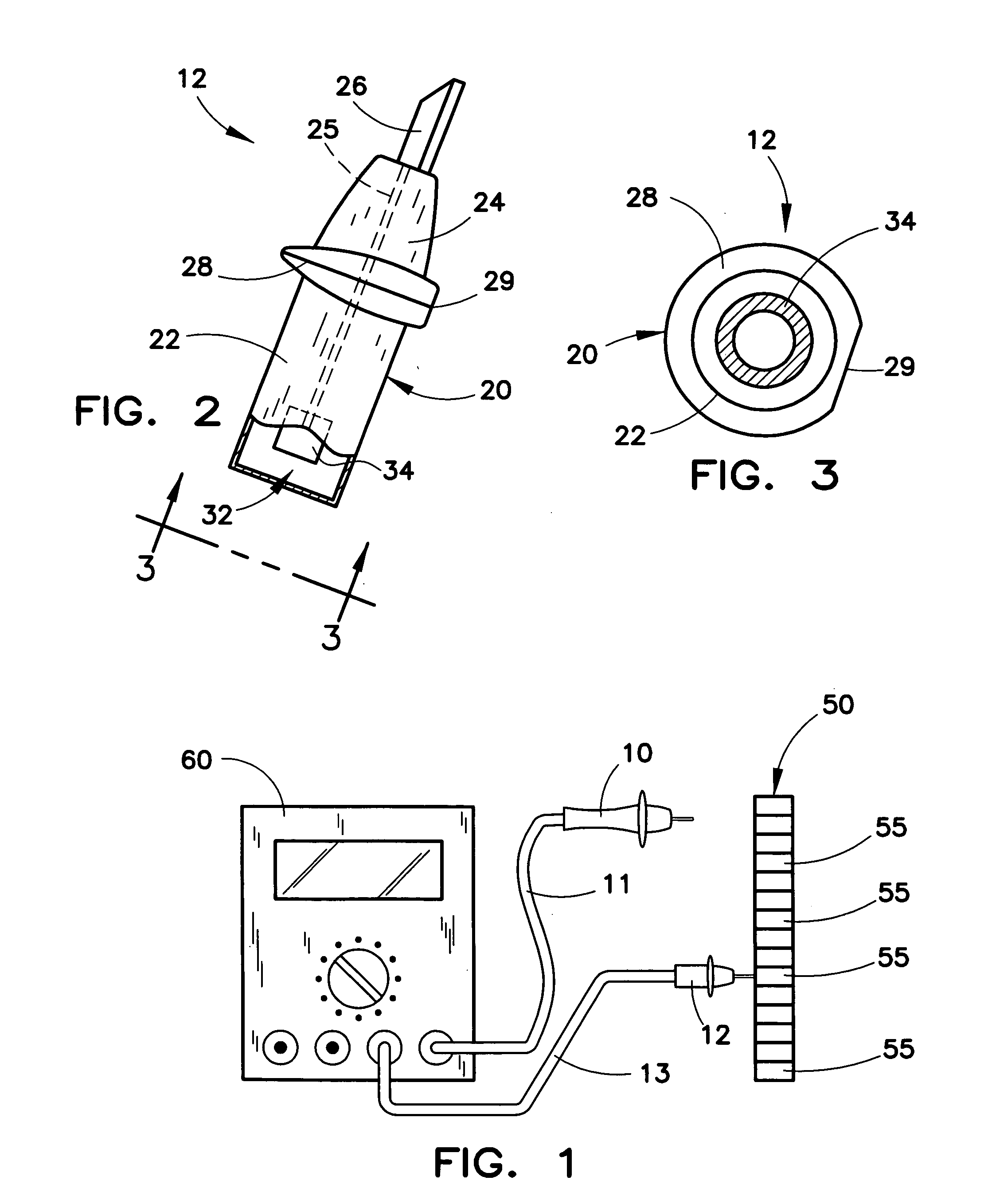 Multi-meter test lead probe for hands-free voltage measurement of control panel industrial terminal blocks