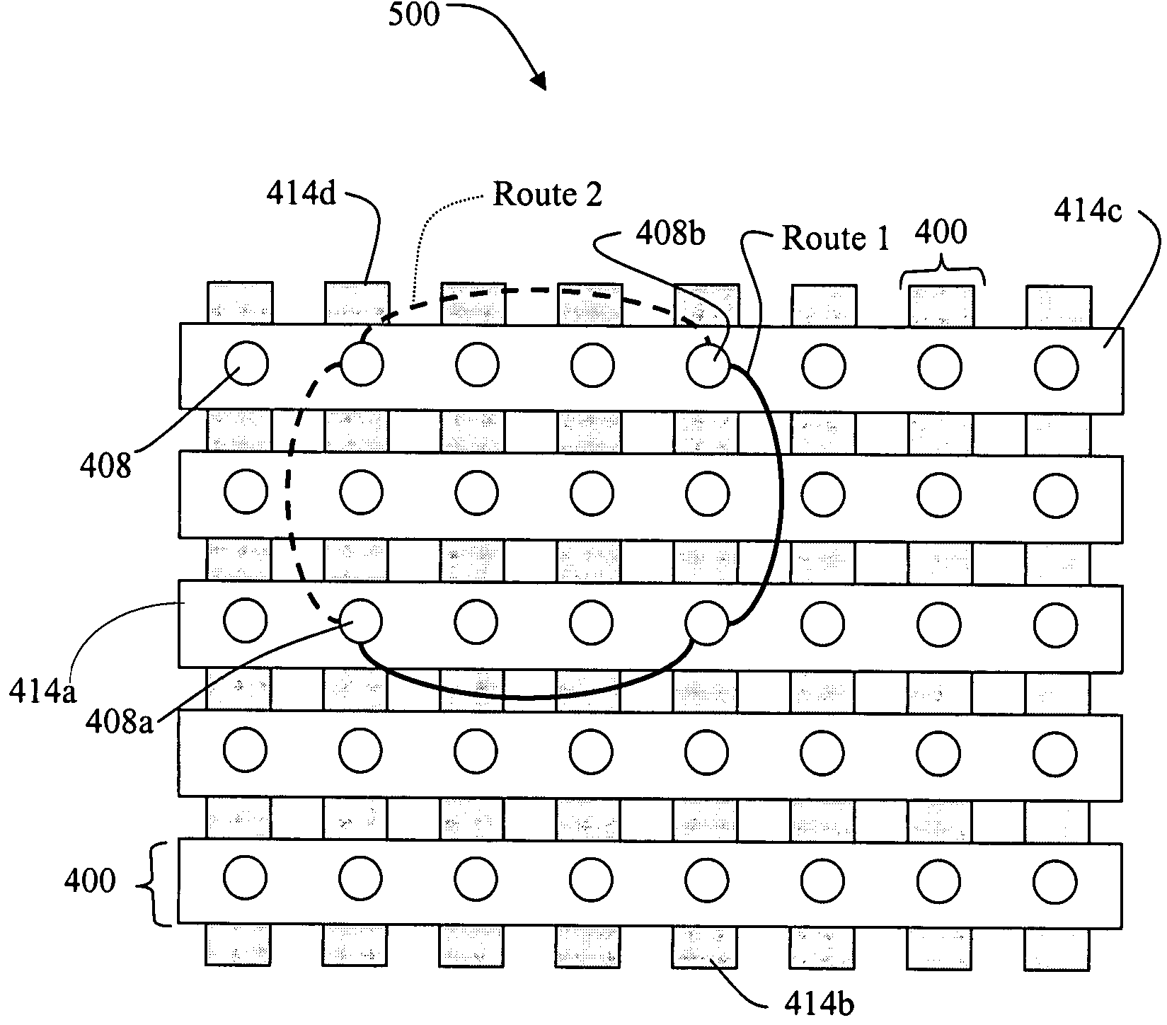 Multi-dimensional lattice network