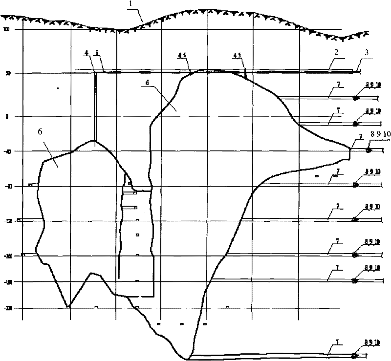 Full tailing filling method in large goafs