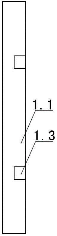 A unitary light-weight reinforced partition wall and its construction method