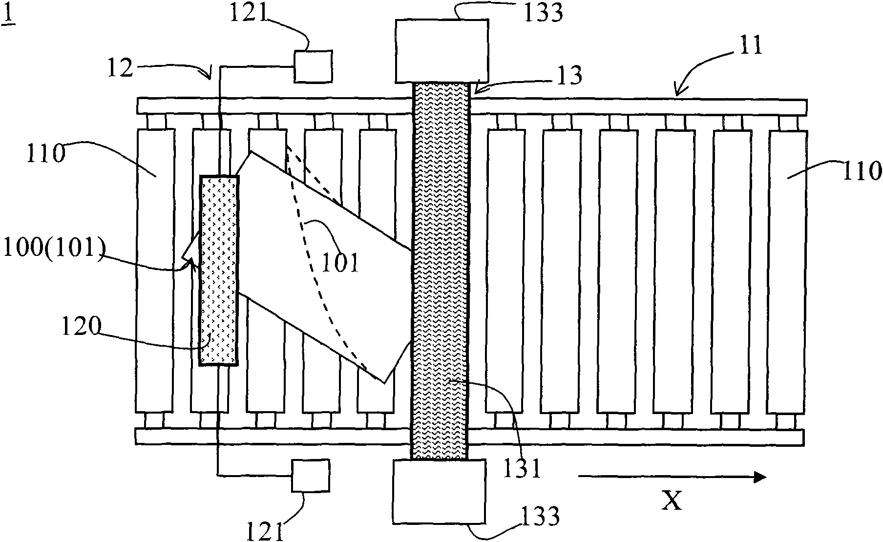 Protective film reposting device and method