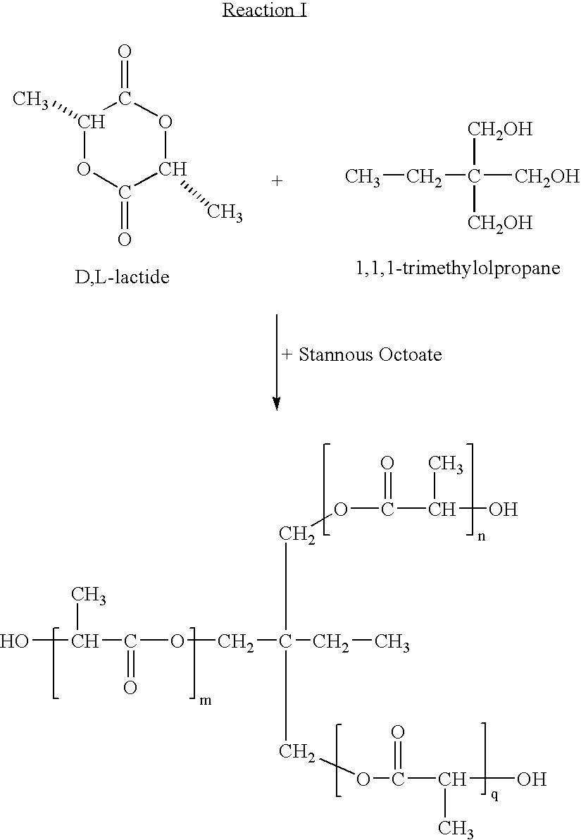 Implantable devices comprising biologically absorbable star polymers and methods for fabricating the same