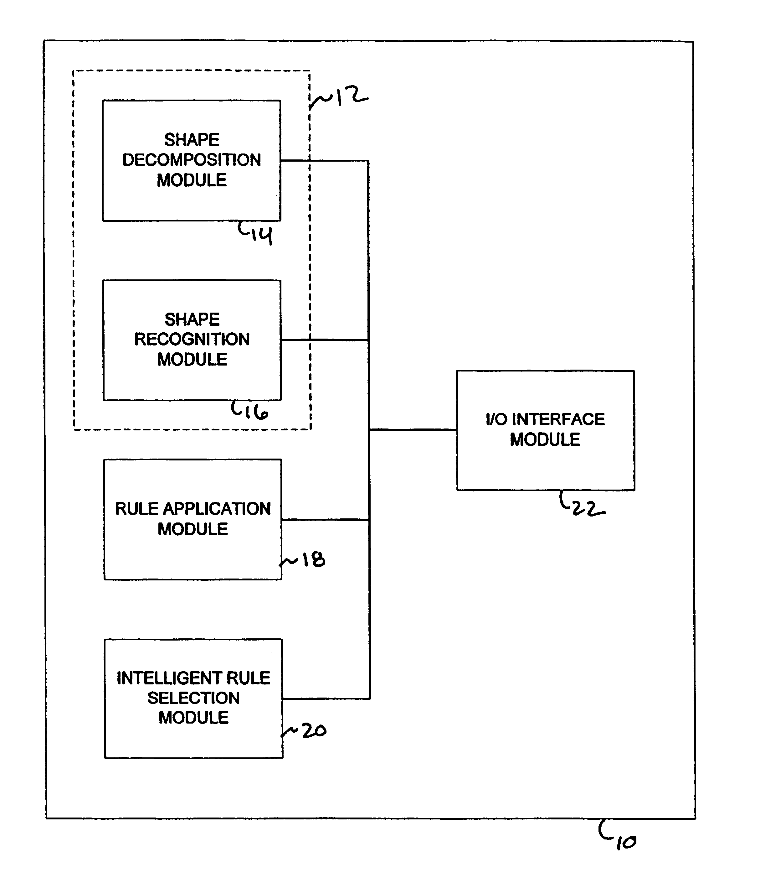 Parametric shape grammar interpreter