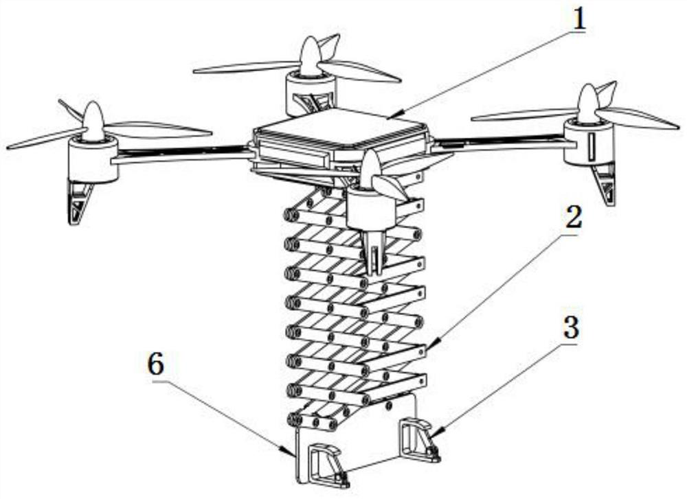 A UAV cooperative unmanned boat deployment and recovery system with parallel extension arms