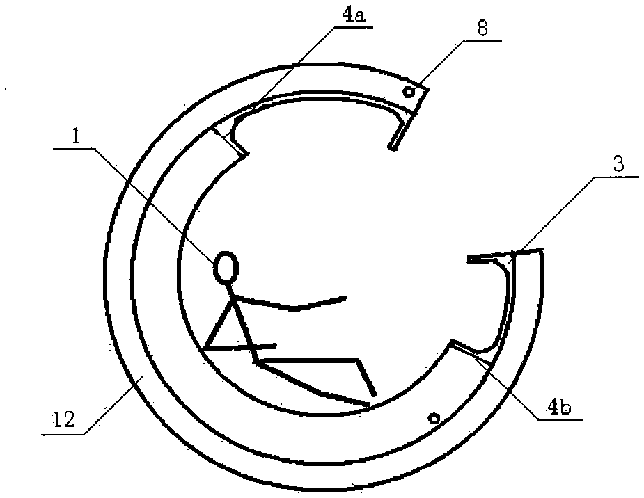 Method and protection device for reducing the impact force of objects