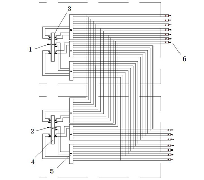 Double engine-driven closed hydraulic system of main actuating mechanism of caterpillar crane