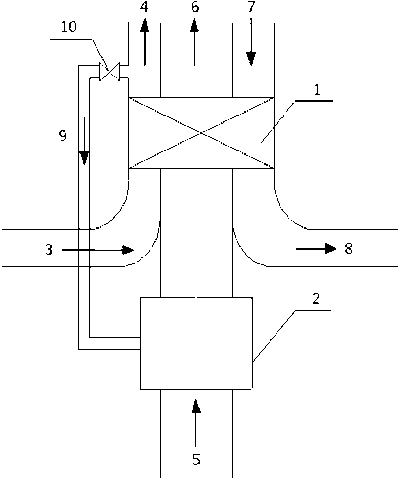 System for increasing the temperature of secondary air at inlet of air pre-heater