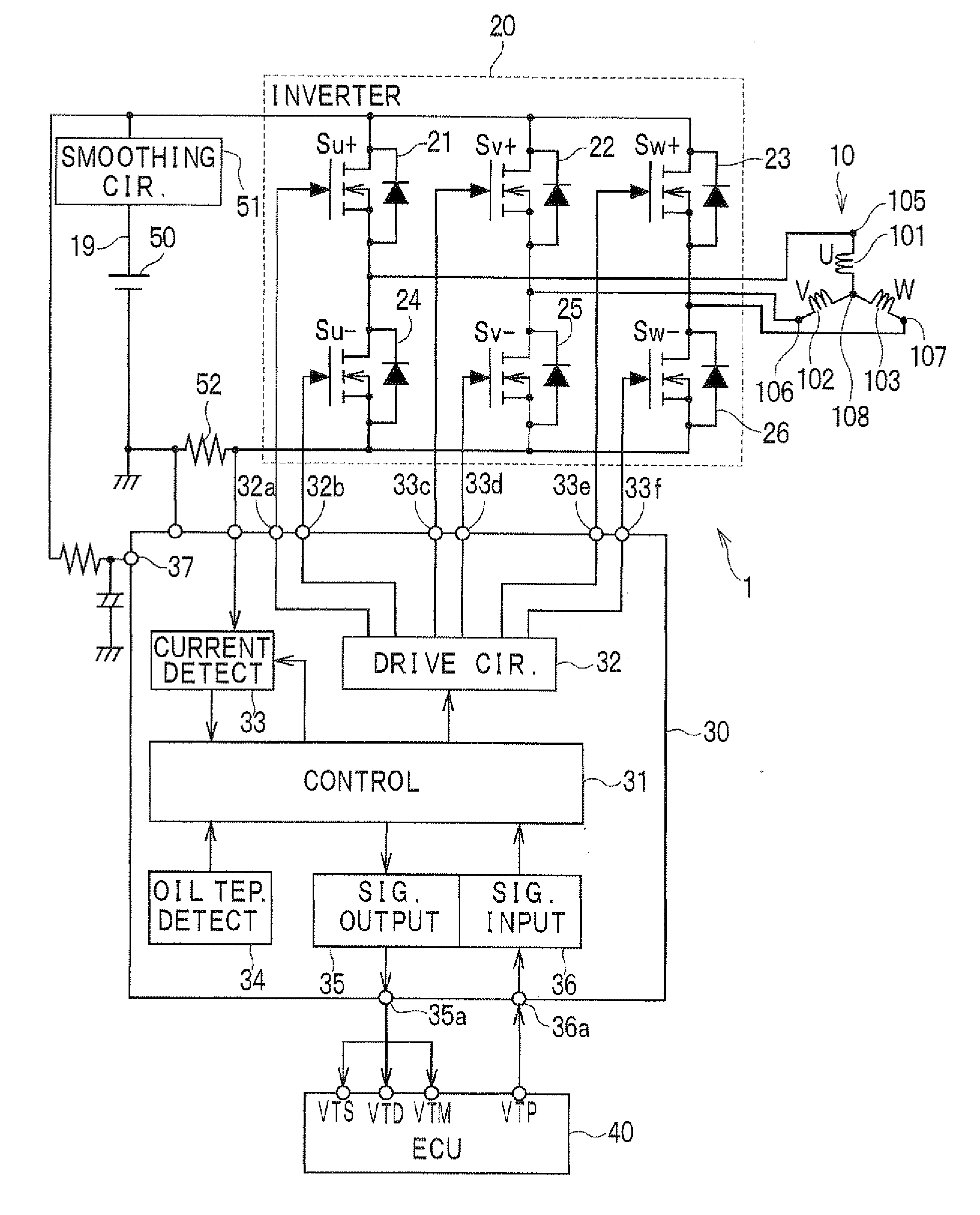 Electric driver unit