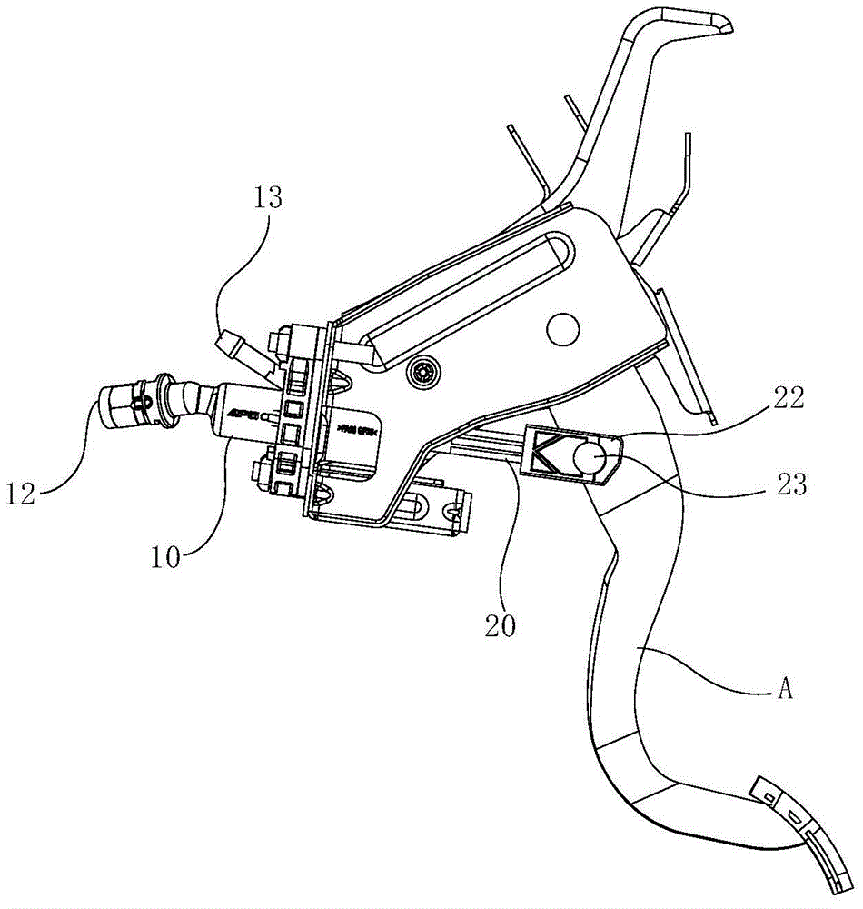 Automobile clutch master cylinder