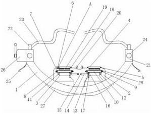 A sports wearable intelligent eye protection device