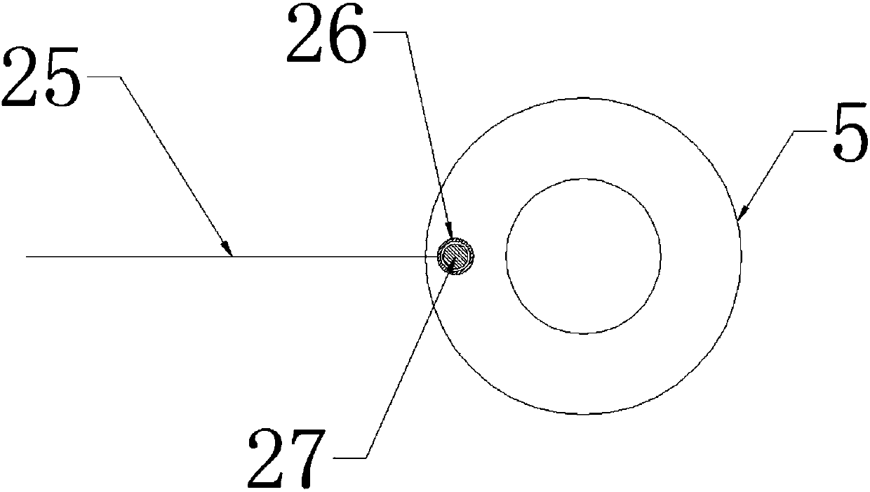 Efficient crushing and screening device for ores