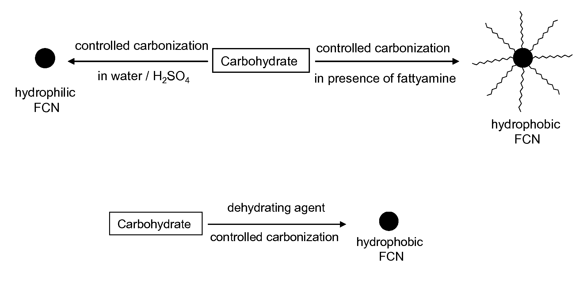 Highly fluorescent carbon nanoparticles and methods of preparing the same