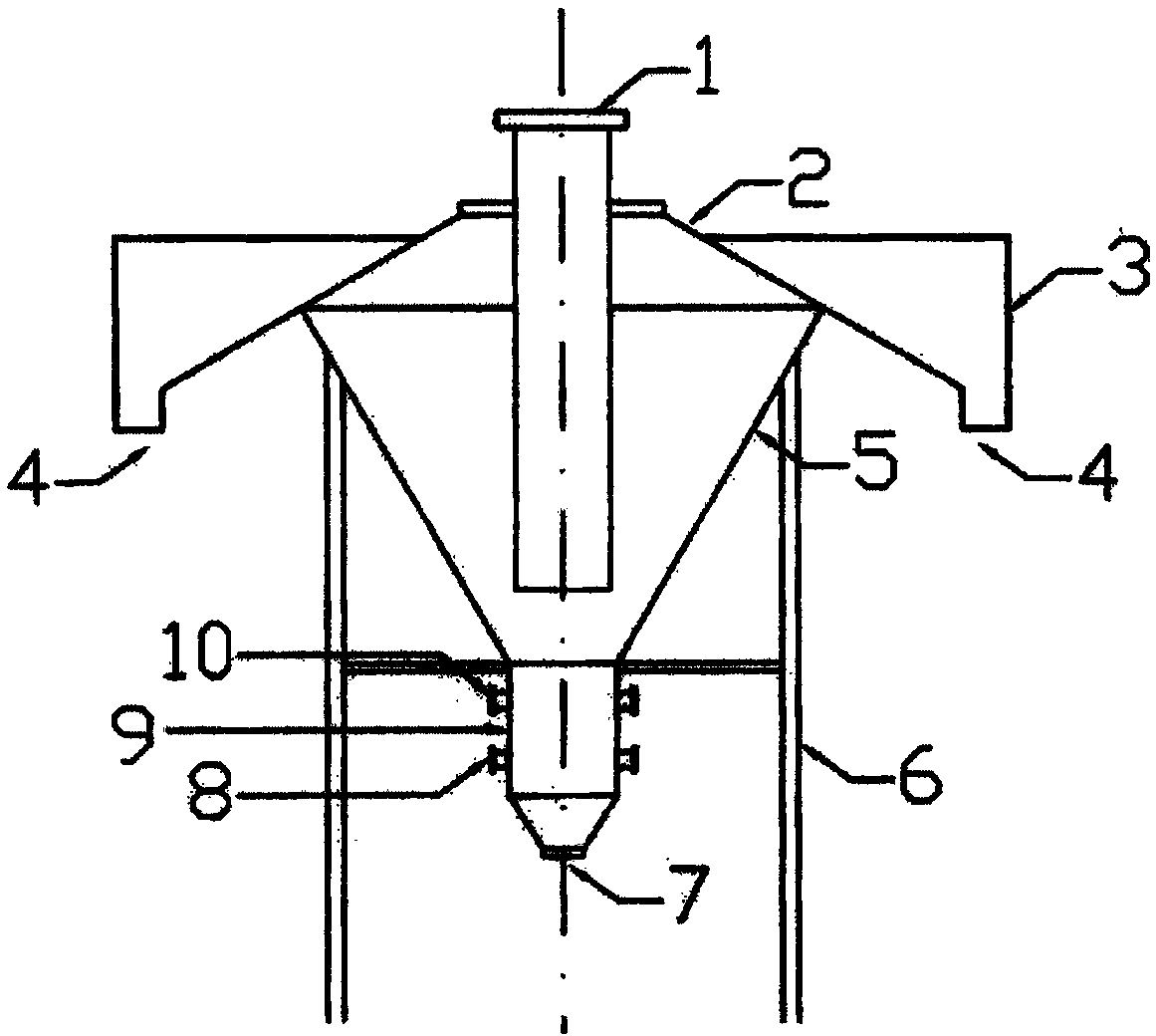 Module type hydraulic classification device with variable cone angle