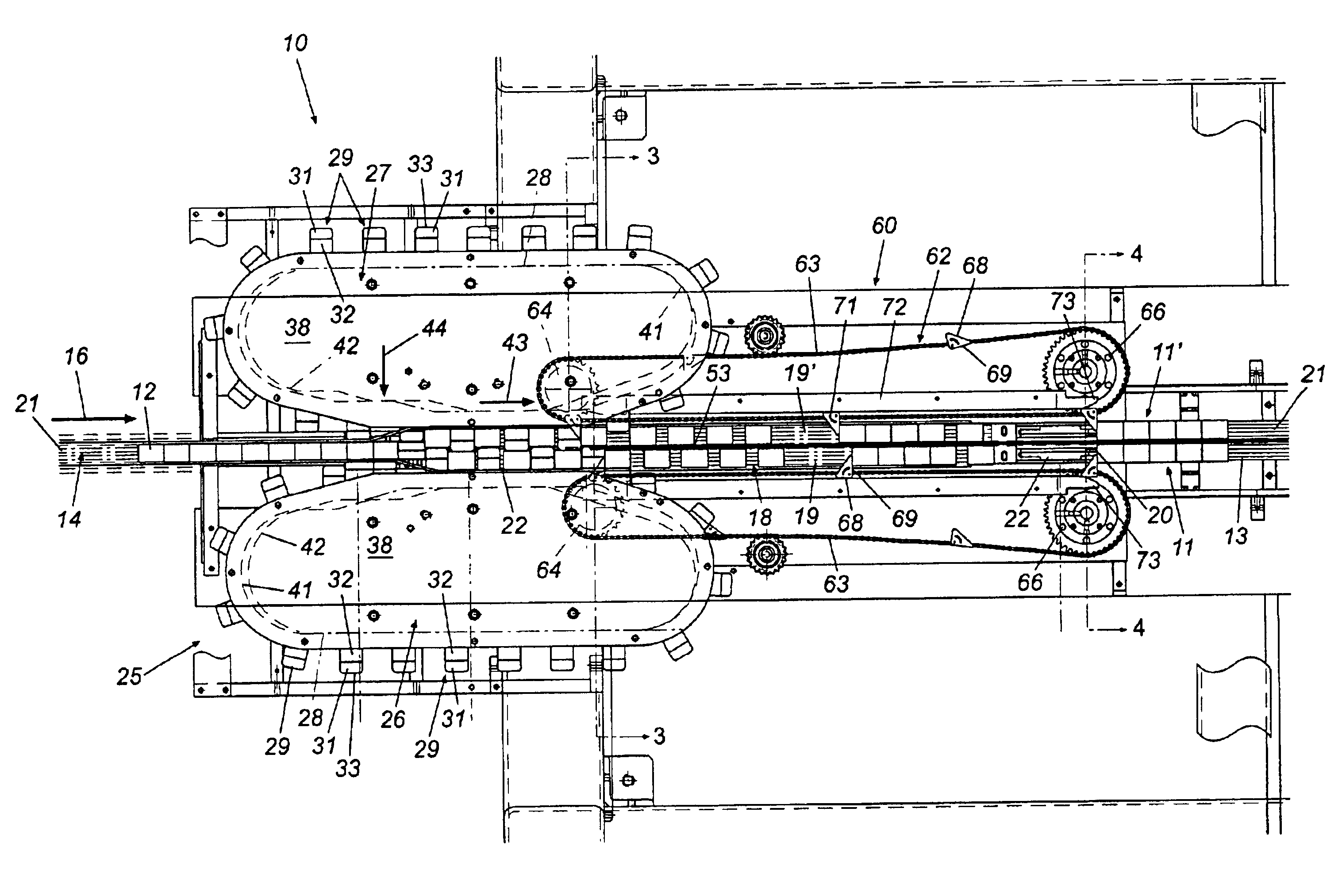 Method and apparatus for grouping aseptic products