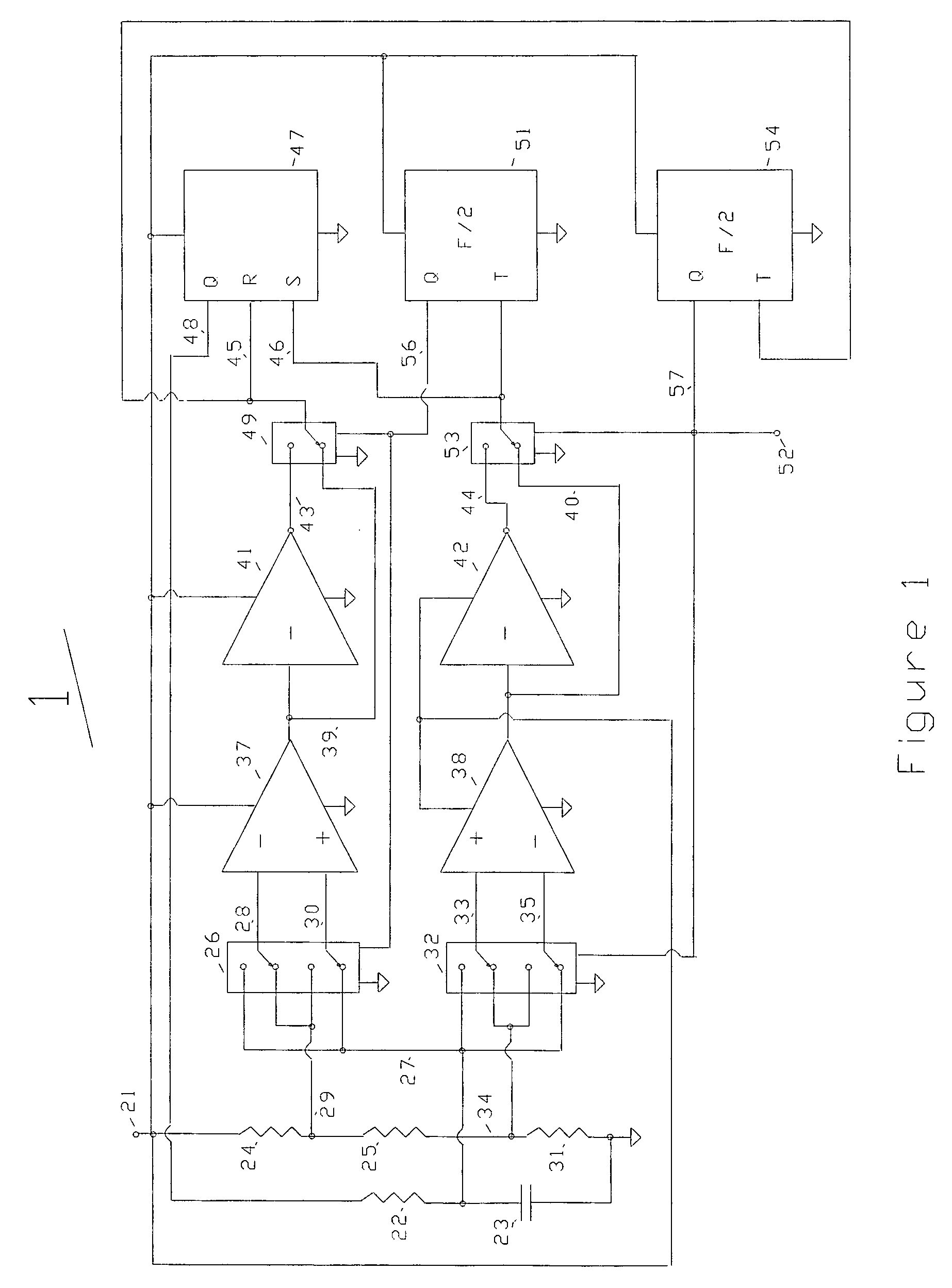 Multivibrator with reduced average offset voltage