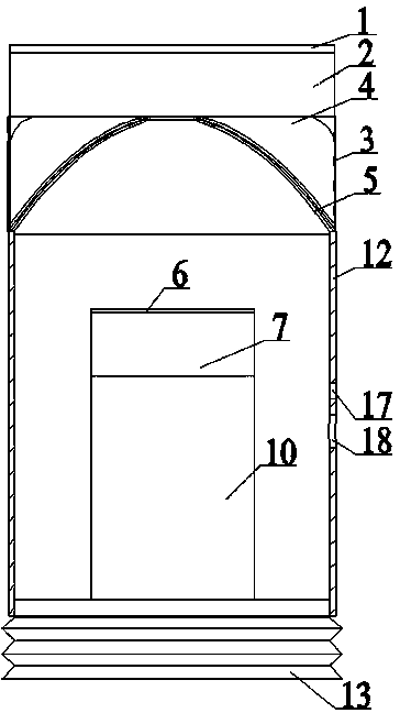 Portable interior quality optical detection probe for thick-skin type fruits