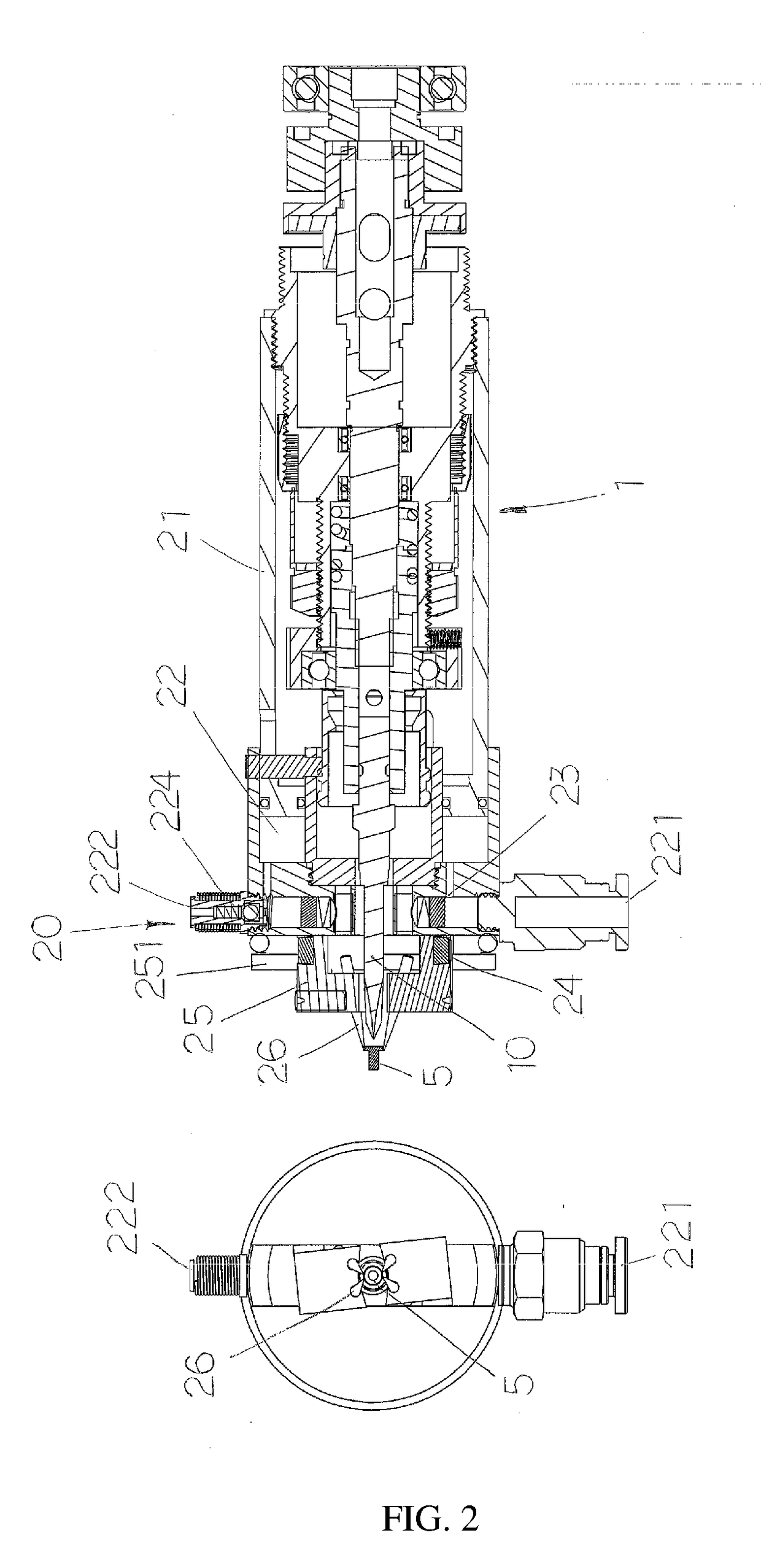 Magnetic levitation screw-clamping jaw for automatic screwdrivers