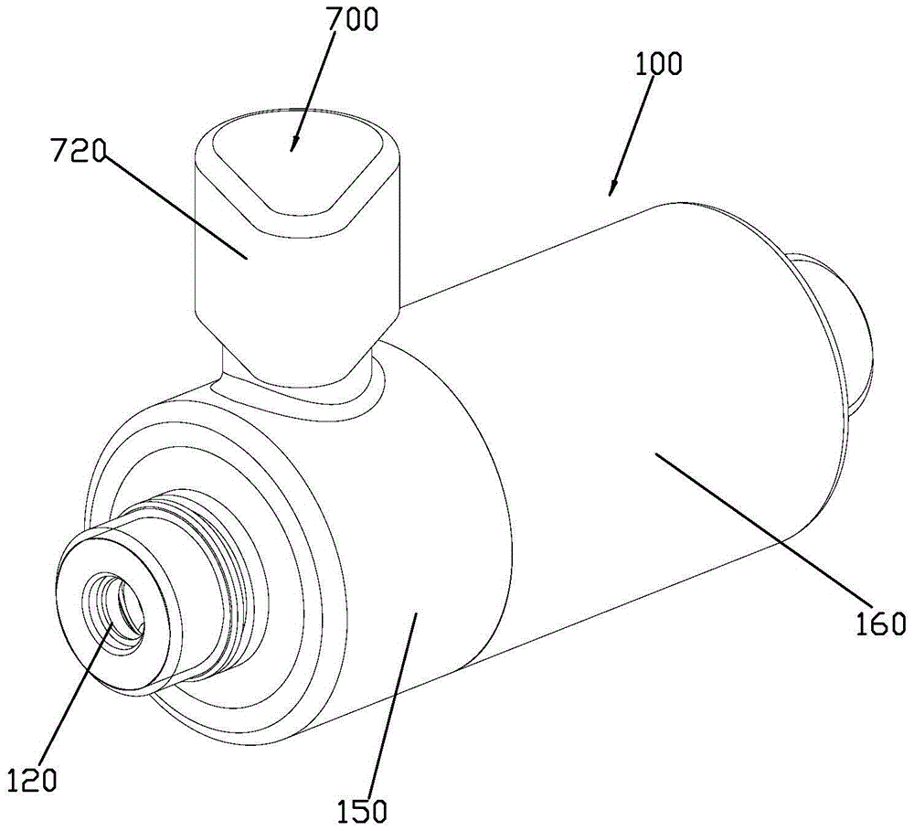 Control valve with cold water drainage function and switching valve device